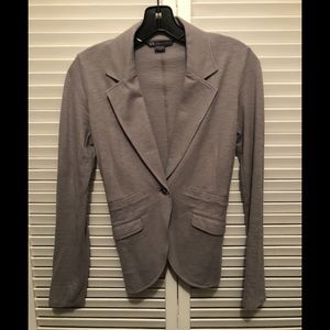 Armani Exchange Grey Cotton Blazer